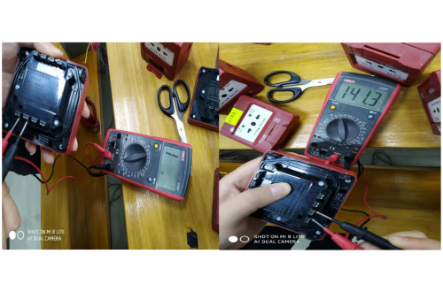 消防多線電話使用光端機(jī)帶載測試